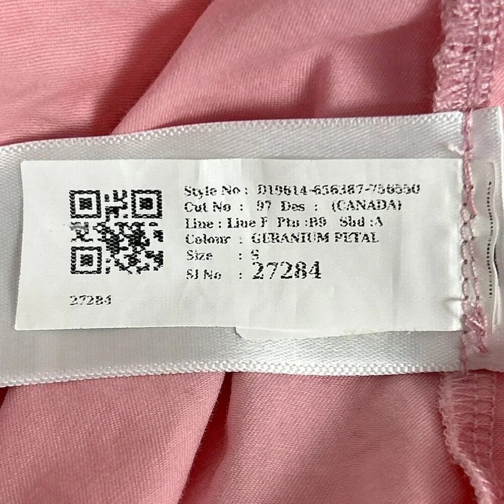 Old Navy Pink Lace-Up Poplin Poet Blouse Cottagecore Renaissance Small - Picture 13 of 16